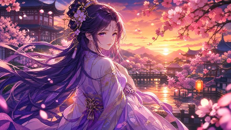 糖心动漫-【糖心动漫】汉服少女·花间梦境 完整动漫教程